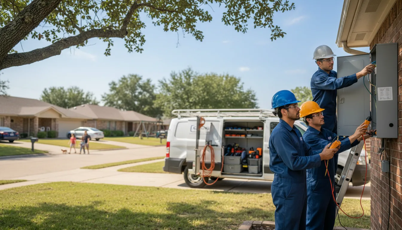 Certified electrician providing emergency electrical services in Edinburg, IL